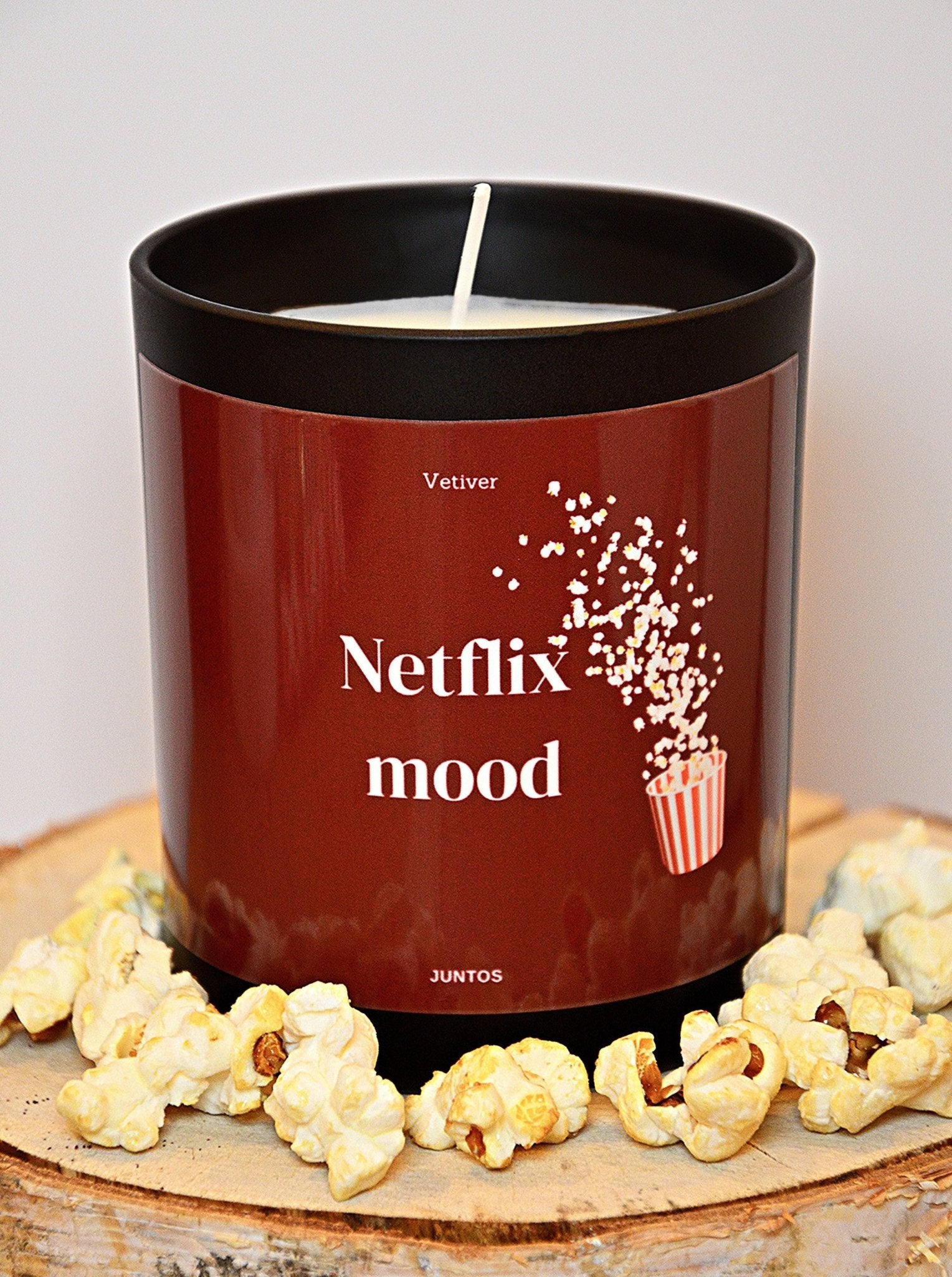 Bougie parfumée – Netflix mood – Pot réutilisable - JUNTOS