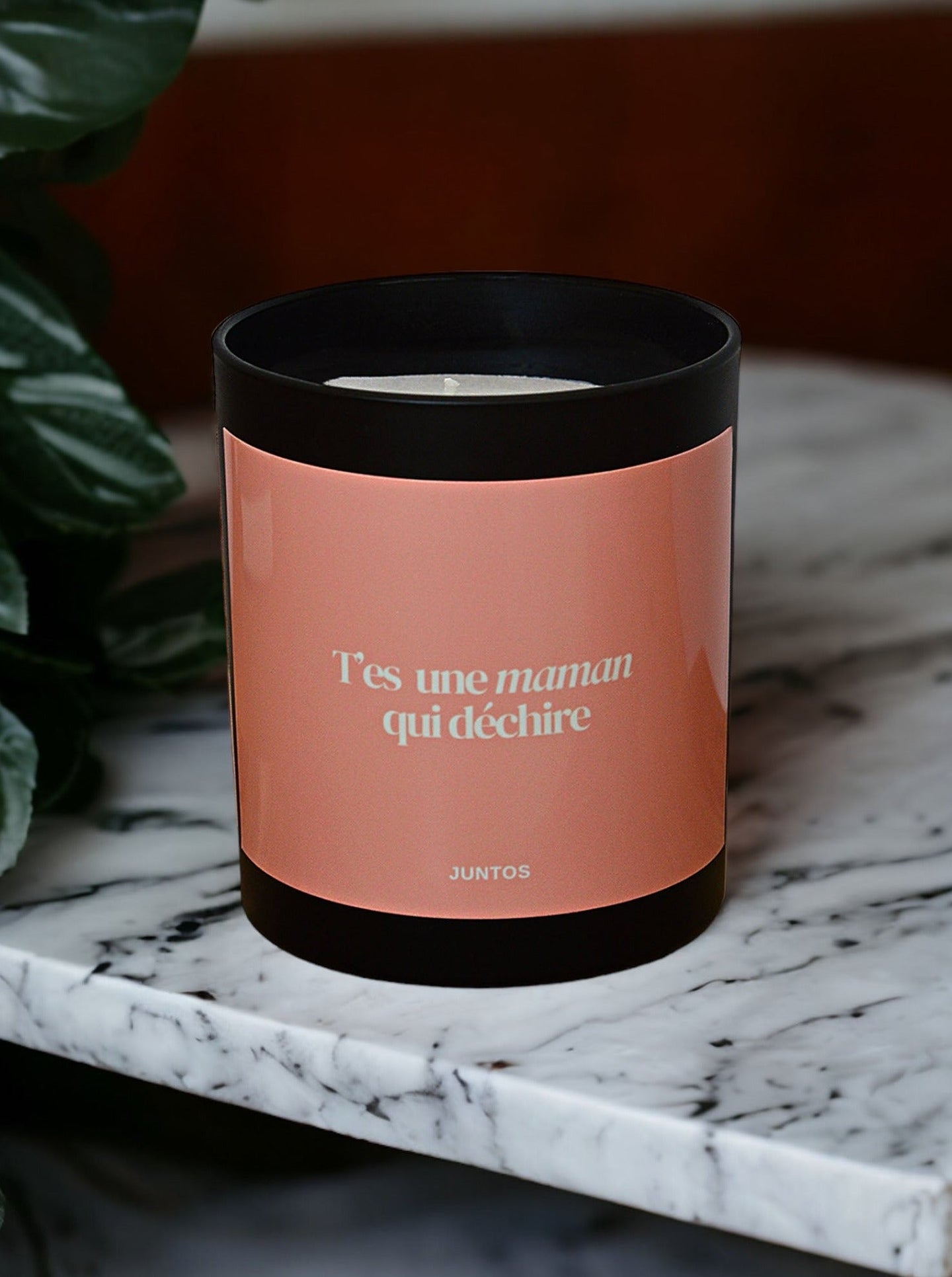 Bougie Parfumée "T'es une maman qui déchire" - Édition Fête des Mères - JUNTOS