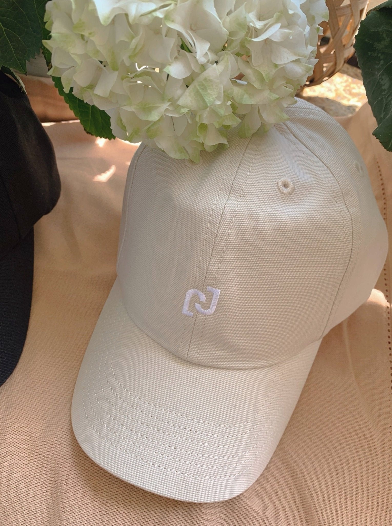 Casquette femme "Mamacita" en coton biologique - beige - JUNTOS