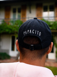 Casquette homme "Papacito" en coton biologique - noir - JUNTOS