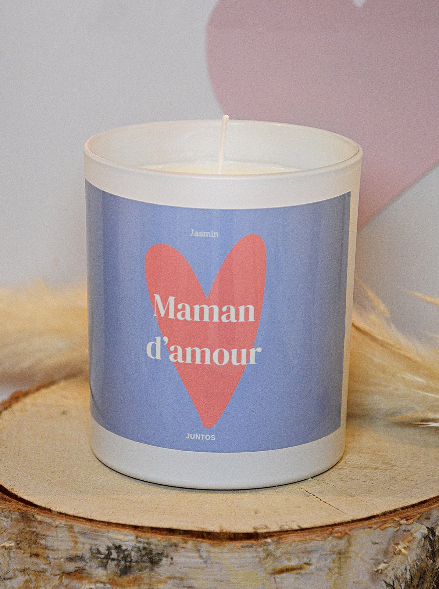 Bougie parfumée – Maman d'amour – Pot réutilisable