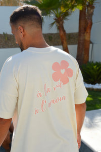 Duo t-shirts assortis pour parents "À la vie, à l'amour" - Rose