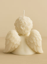 Bougie ange artisanale, idée cadeau spirituel et décoratif