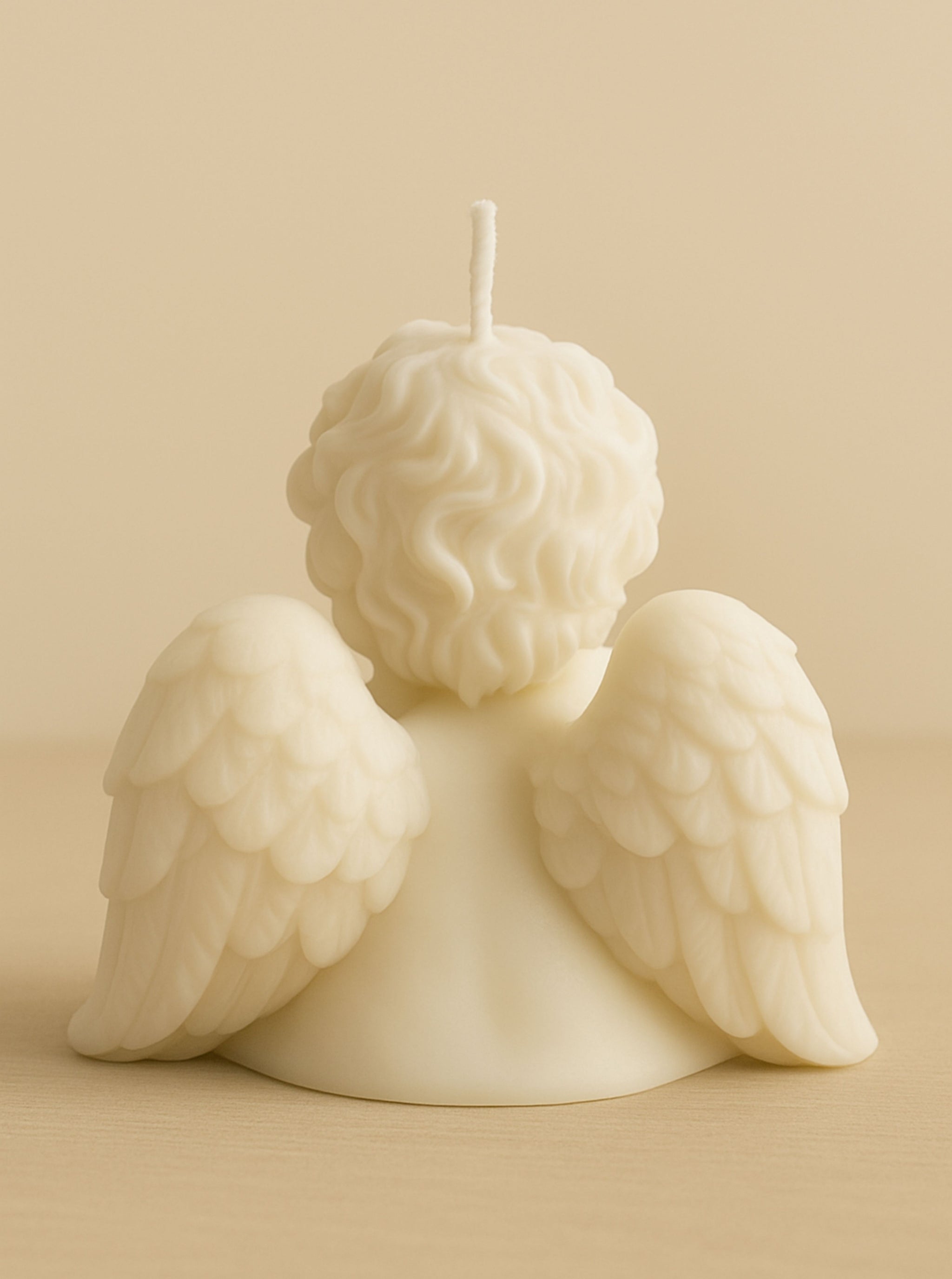 Bougie ange artisanale, idée cadeau spirituel et décoratif