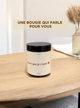 Bougie Personnalisée avec Message – Un Cadeau Unique & Écoresponsable (175g) - JUNTOS