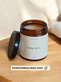 Bougie Personnalisée avec Message – Un Cadeau Unique & Écoresponsable (175g) - JUNTOS