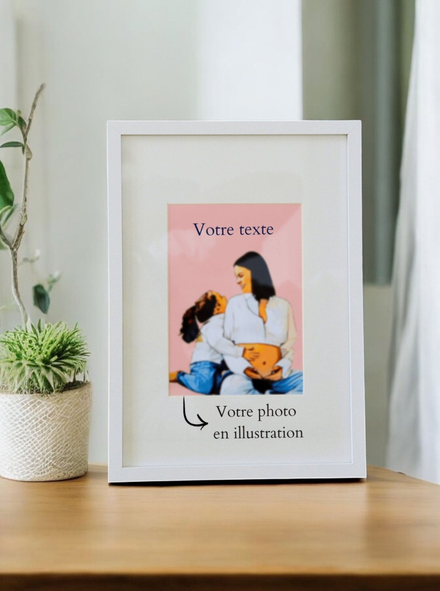 Cadre photo Personnalisée photo avec texte Cadre photo Personnalisée photo avec texte