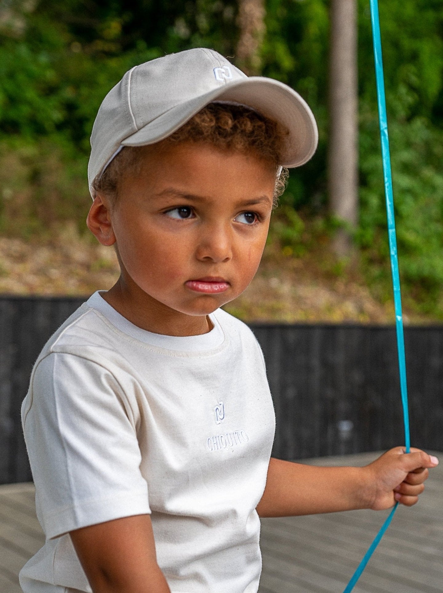 Casquette Enfant "Chiquito" en Coton Biologique - beige - JUNTOS