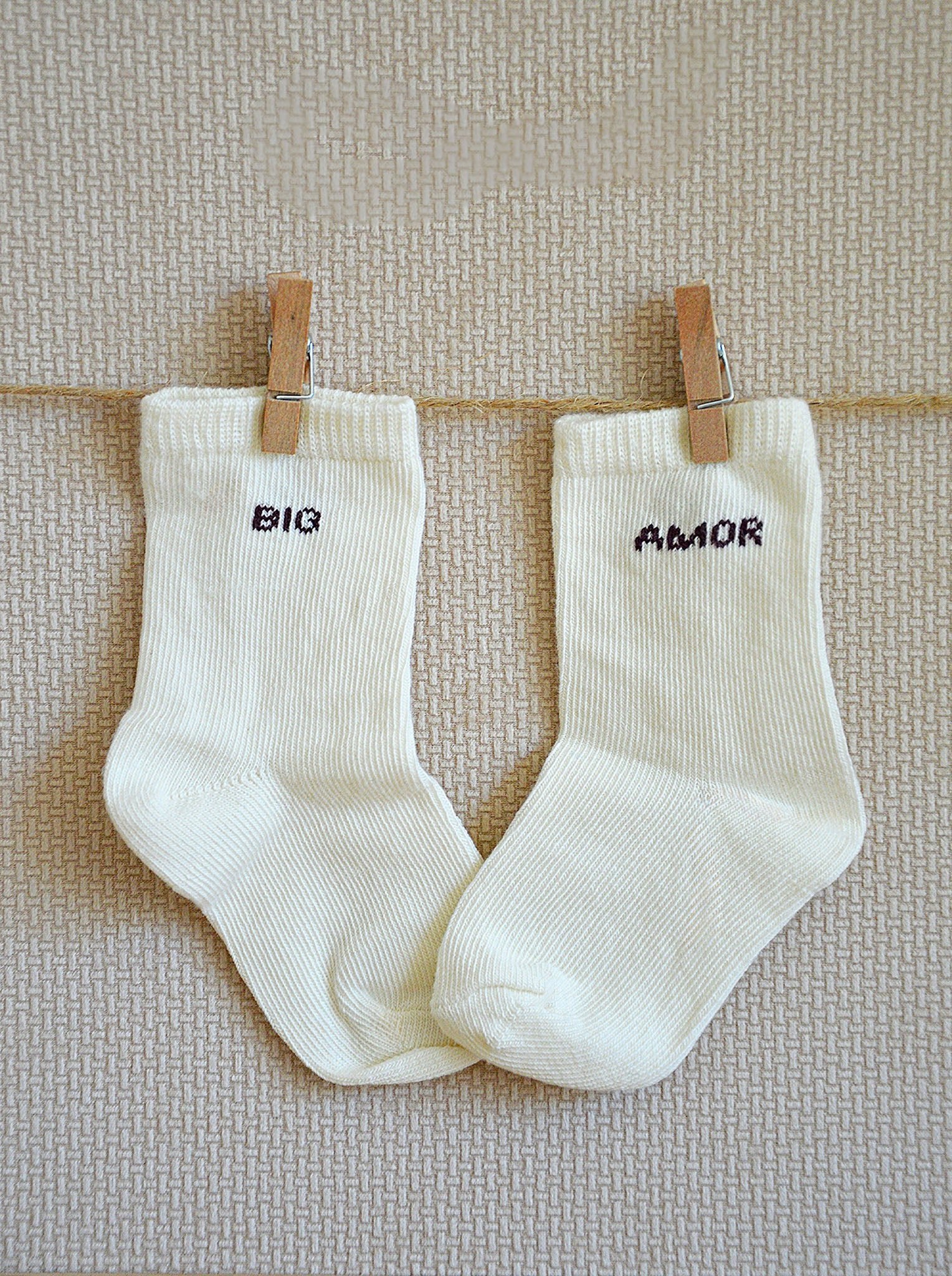 Chaussettes Bébé Big Amor – Confort et Style Made in France - JUNTOS