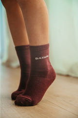 Duo paires de chaussettes bébé à messages tricotés - JUNTOS