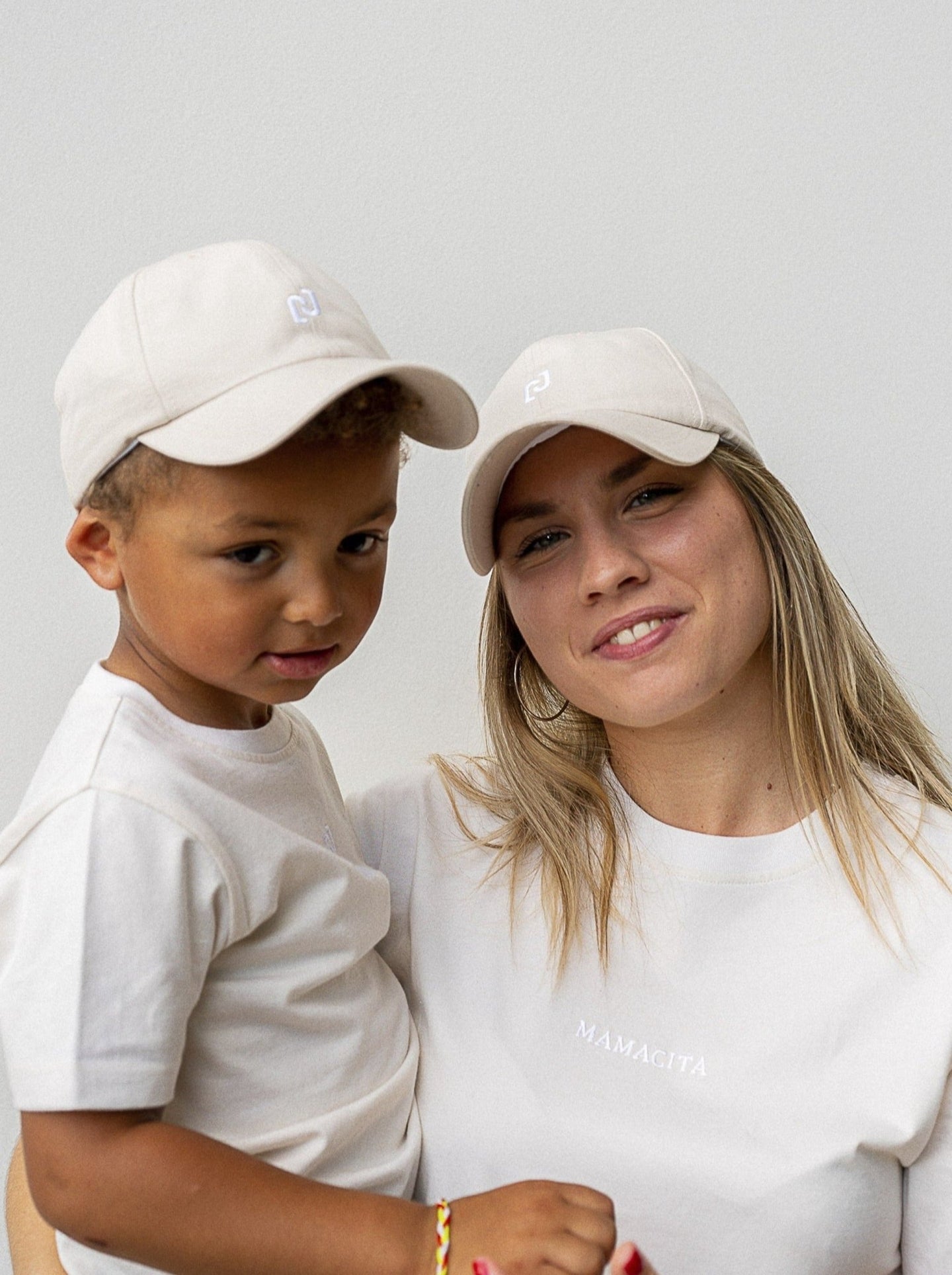 Duo t-shirt maman & fils beige coton bio - Mamacita et Chiquito - JUNTOS