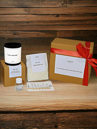 Kit Fabrication Bougie Message Personnalisé – Pot 30CL - JUNTOS