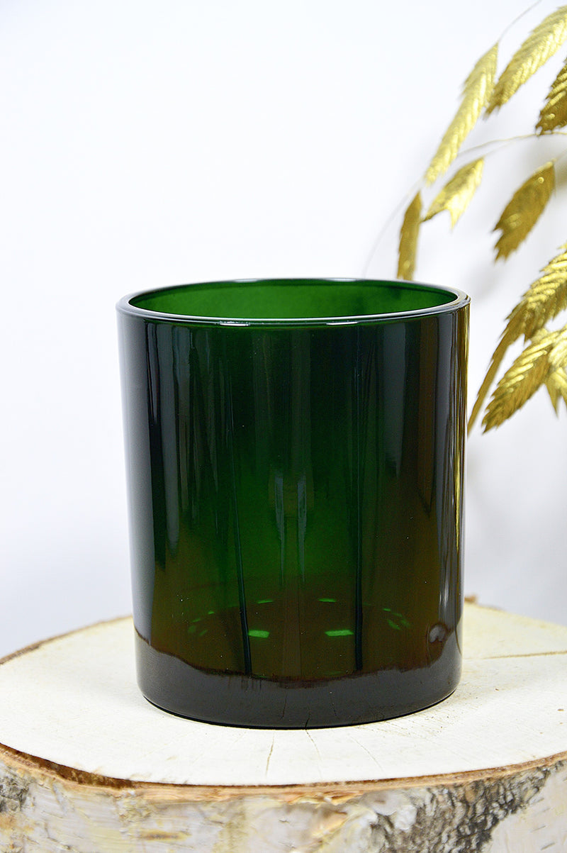 Bougie parfumée – Illustration personnalisée – Pot vert réutilisable 30CL
